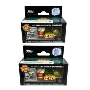 Funko Bitty Pop Rides Jack Skellington Snowmobile Nightmare Before Christmas 2pk
